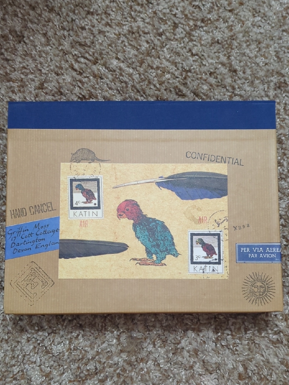 Griffin and Sabine Writing Box by Nick Bantock (1994, Print, Other) RARE!! NOS